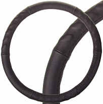 Оплетка SKYWAY Real-3 M (370-390мм) Черная кожа натуральная /10шт